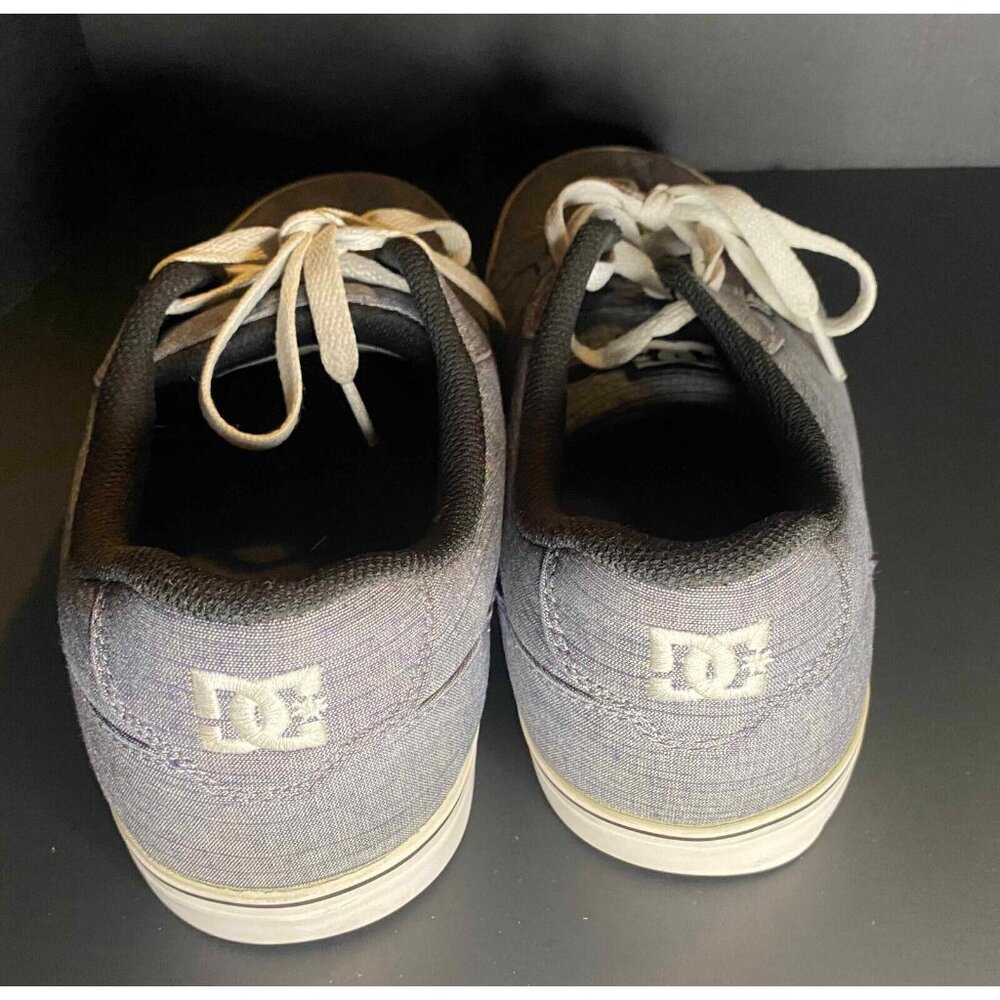 DC Anvil TX SE Gray Canvas Skate Shoes Mens 13 Skater Sneakers Y2K - Picture 3 of 8
